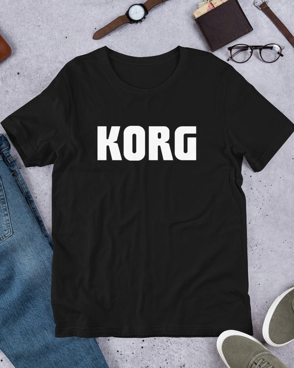 KORG Logo T-Shirt - Black - Photo 7