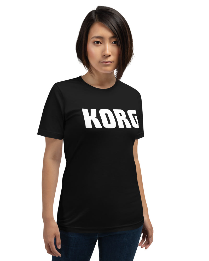 KORG Logo T-Shirt - Black - Photo 8