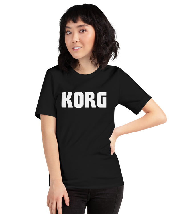 KORG Logo T-Shirt - Black - Photo 9