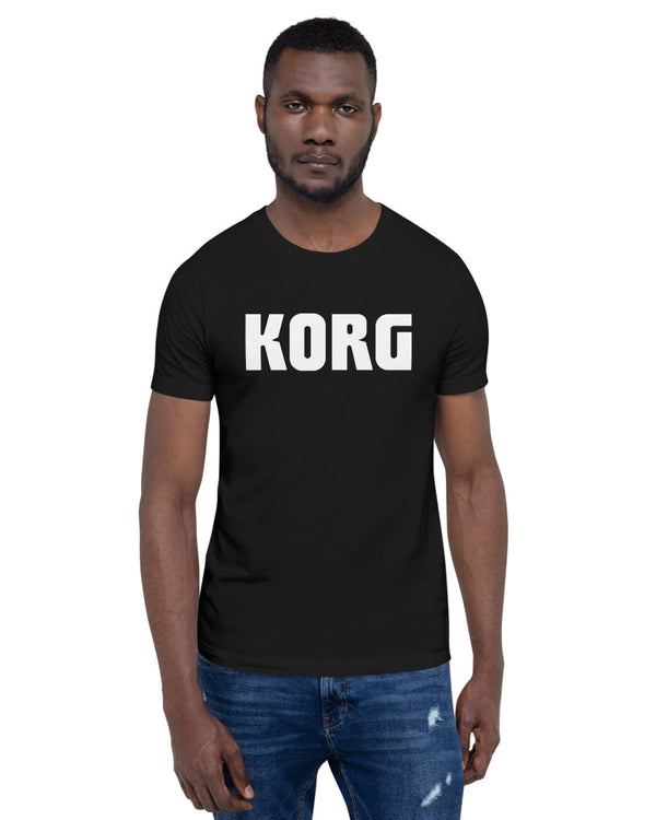 KORG Logo T-Shirt - Black - Photo 10