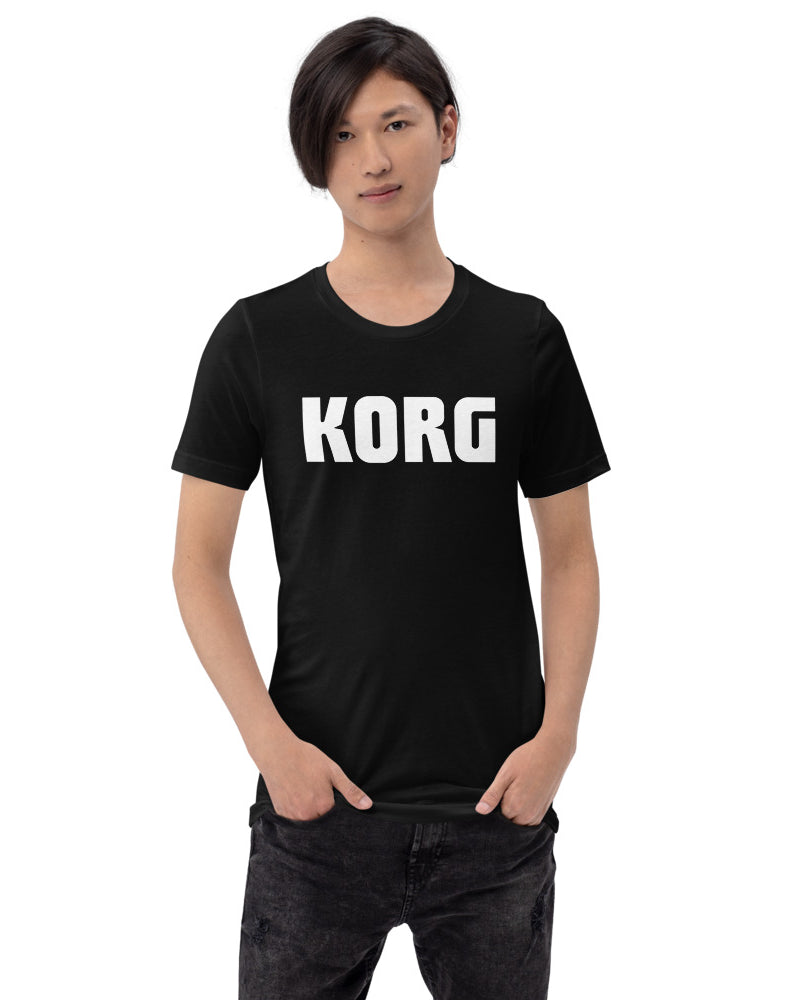 KORG Logo T-Shirt - Black - Photo 11