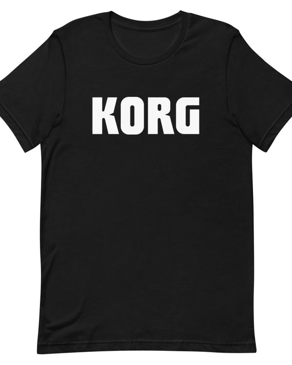 KORG Logo T-Shirt - Black - Photo 3