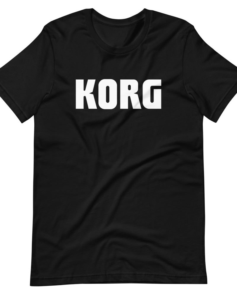KORG Logo T-Shirt - Black - Photo 12