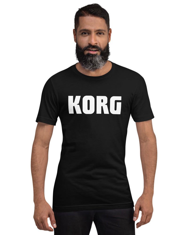 KORG Logo T-Shirt - Black - Photo 13
