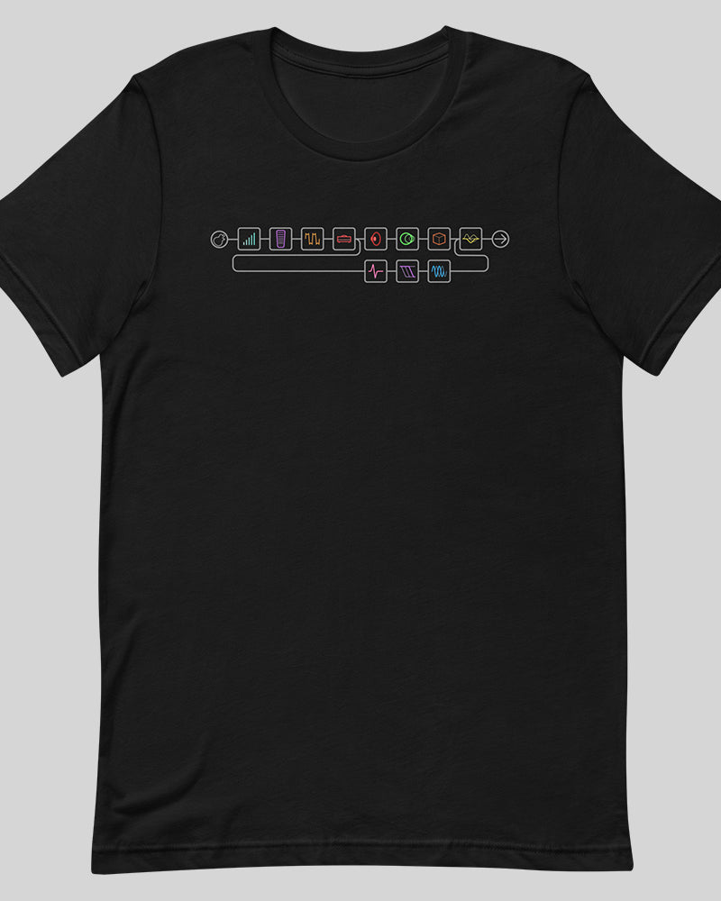 Line 6 Signal Flow T-Shirt - Black - Photo 13