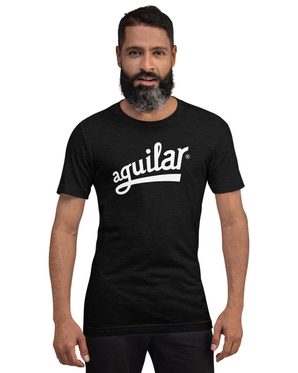 Aguilar Logo Short Sleeve Unisex T-Shirt - Heather Black - Photo 5