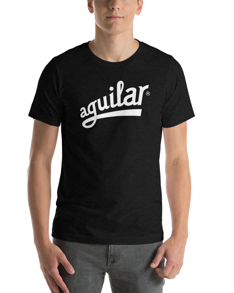 Aguilar Logo Short Sleeve Unisex T-Shirt - Heather Black - Photo 3