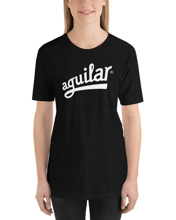 Aguilar Logo Short Sleeve Unisex T-Shirt - Heather Black - Photo 4