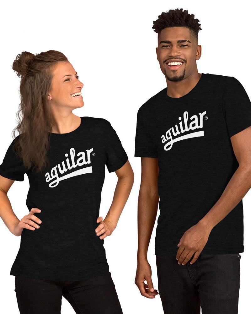 Aguilar Logo Short Sleeve Unisex T-Shirt - Heather Black - Photo 6