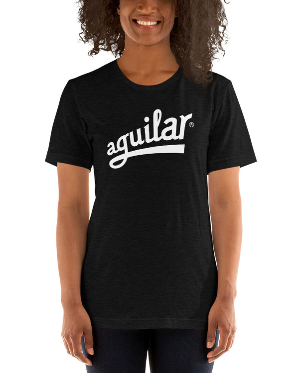Aguilar Logo Short Sleeve Unisex T-Shirt - Heather Black - Photo 8