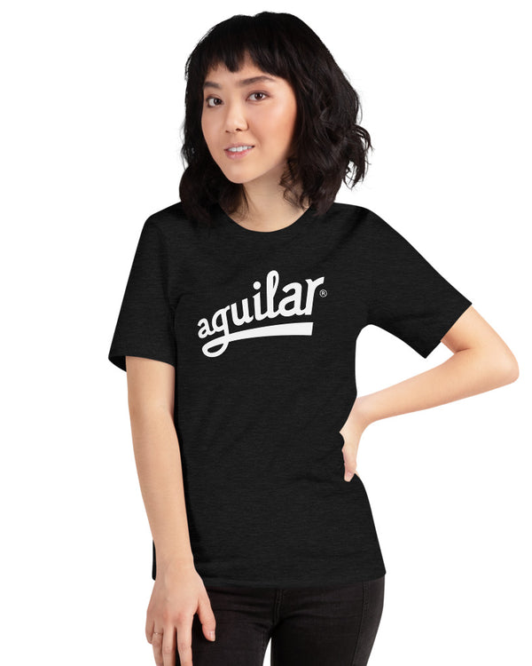 Aguilar Logo Short Sleeve Unisex T-Shirt - Heather Black - Photo 11