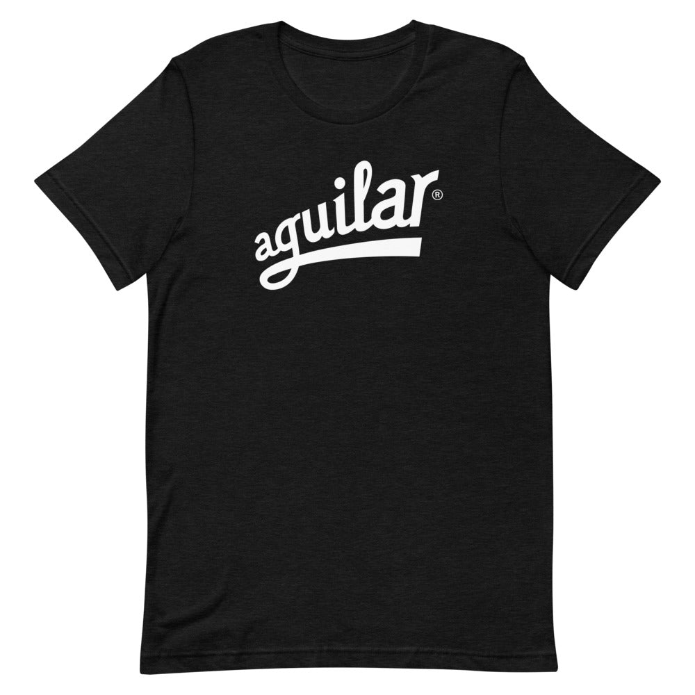 Aguilar Logo Short Sleeve Unisex T-Shirt - Heather Black (Size: XS)