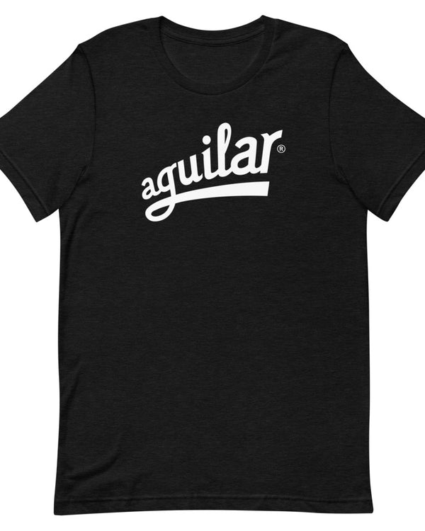 Aguilar Logo Short Sleeve Unisex T-Shirt - Heather Black - Photo 1