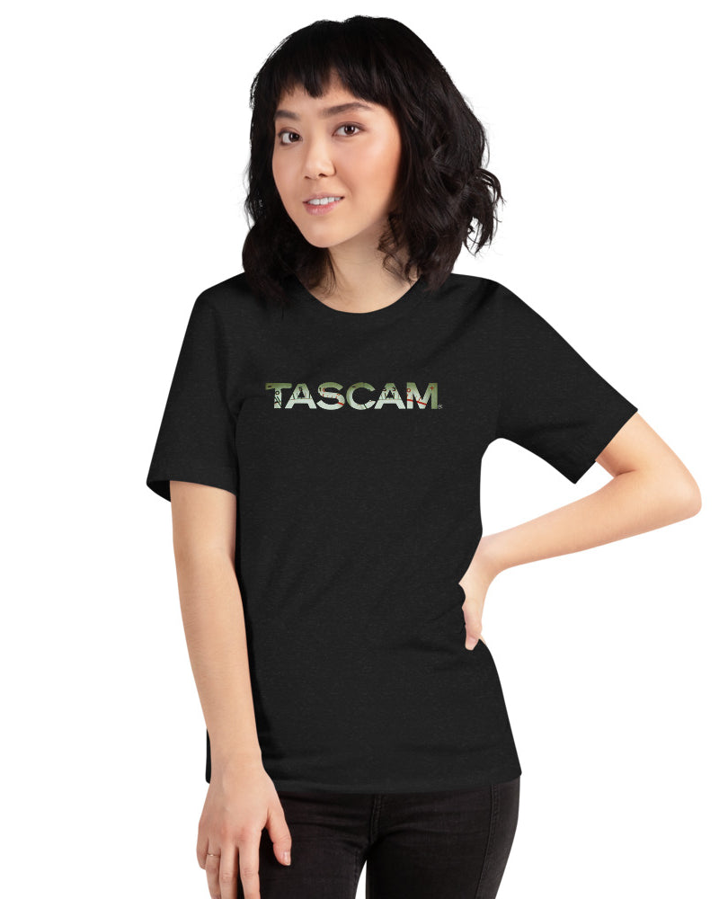 TASCAM VU View T-Shirt - Black Heather - Photo 3