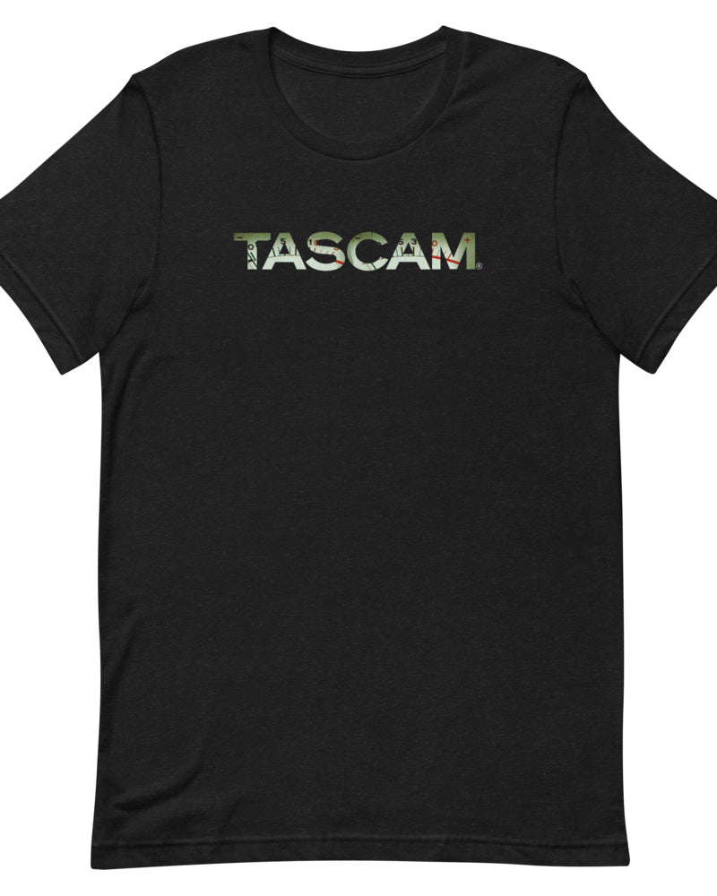 TASCAM VU View T-Shirt - Black Heather - Photo 10