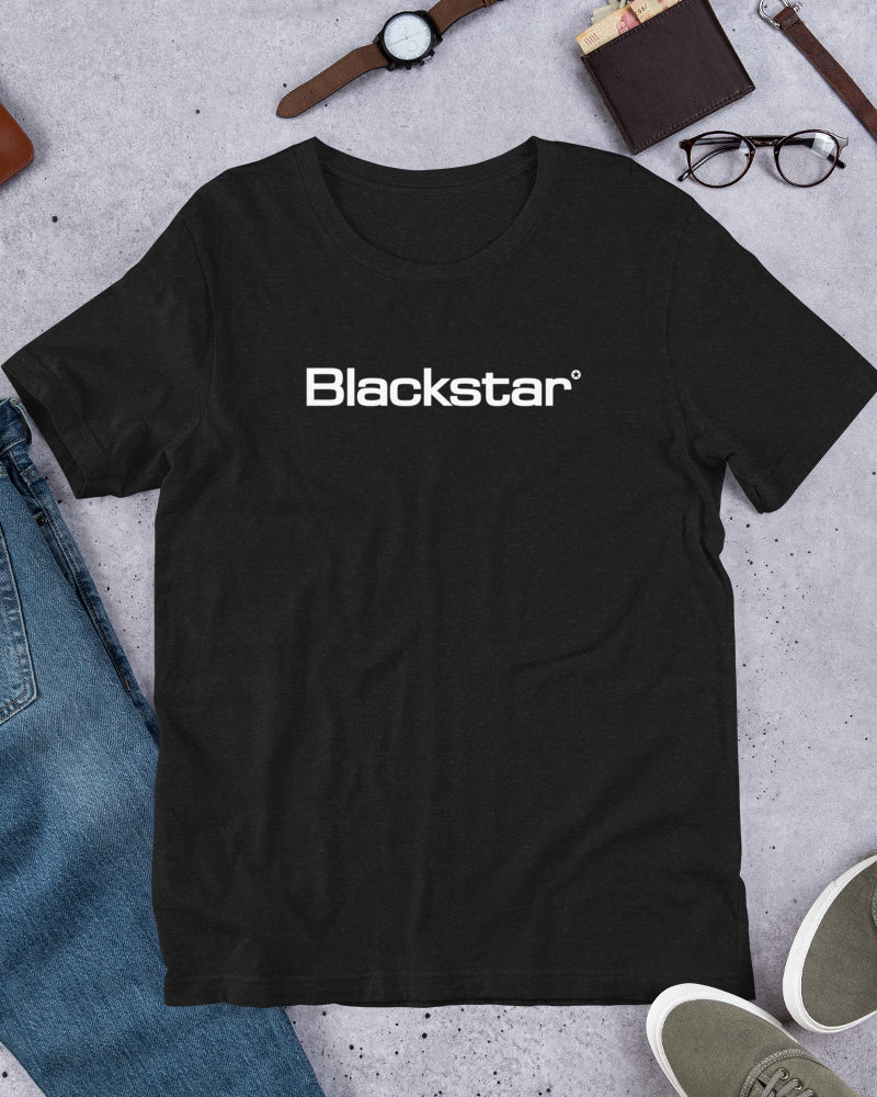 Blackstar Plain Black Tee - Black Heather - Photo 7
