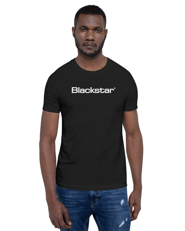 Blackstar Plain Black Tee - Black Heather - Photo 1