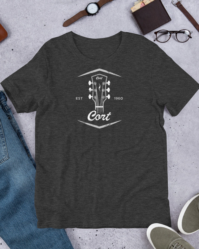 Cort Guitars Since 1960 T-Shirt - Heather Gray - Photo 3