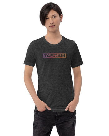 TASCAM Analog Short Sleeve T-Shirt  - Dark Gray Heather