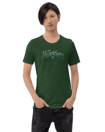 Washburn Arch Inlay Short Sleeve T-Shirt  - Forest w/ Abalone