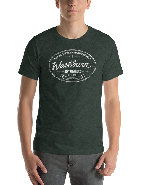 Washburn Badge T-Shirt  - Heather Green