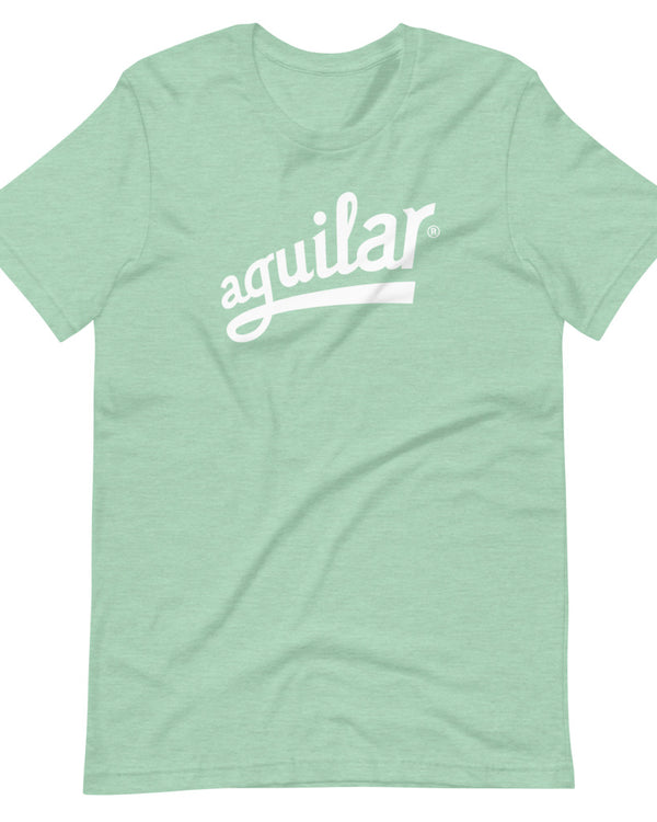 Aguilar Logo Short Sleeve Unisex T-Shirt - Heather Prism Mint - Photo 7