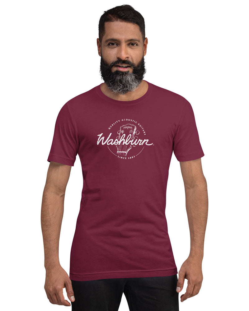 Washburn Since 1883 T-Shirt - Maroon - Photo 1