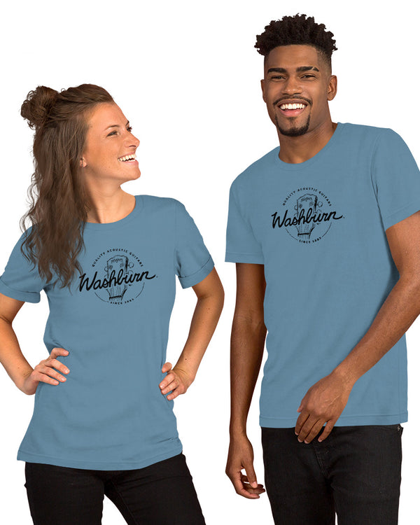 Washburn Since 1883 T-Shirt - Steel Blue - Photo 10