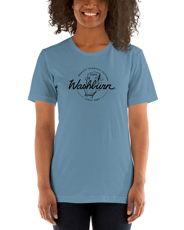 Washburn Since 1883 T-Shirt - Steel Blue - Photo 1