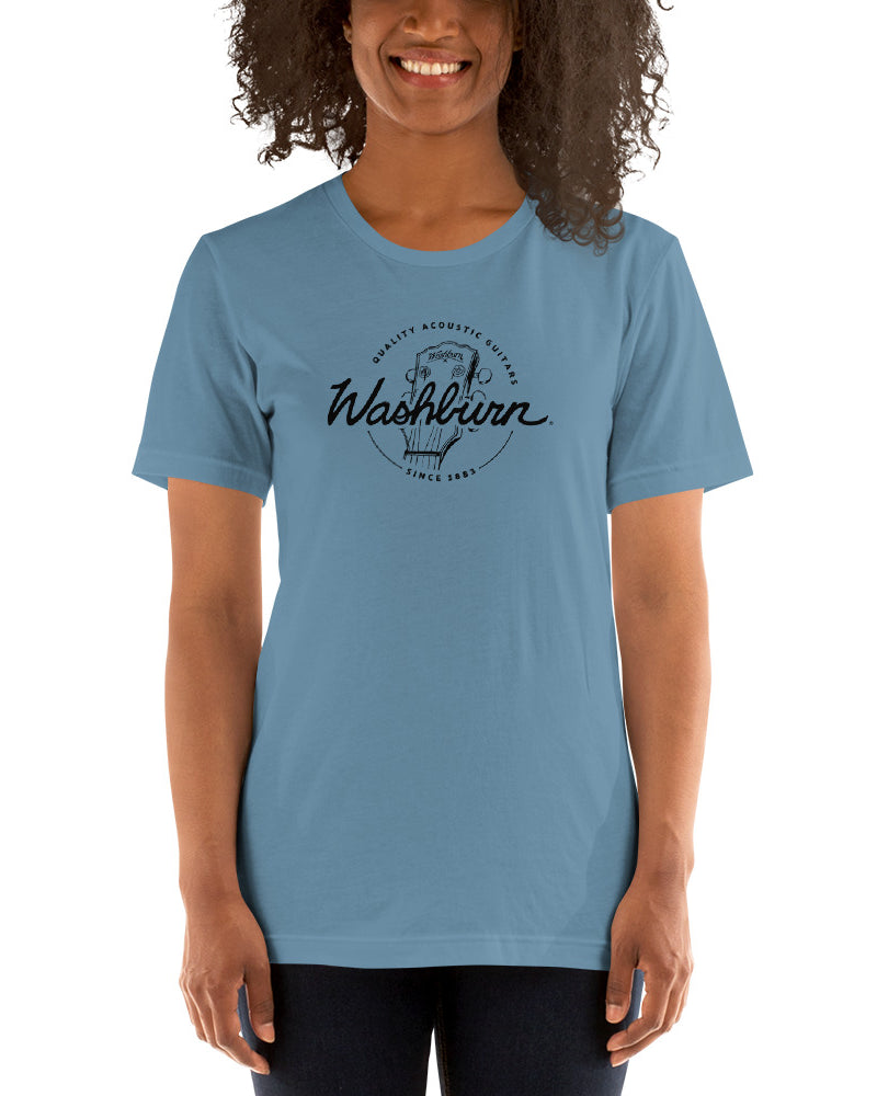 Washburn Since 1883 T-Shirt - Steel Blue - Photo 1