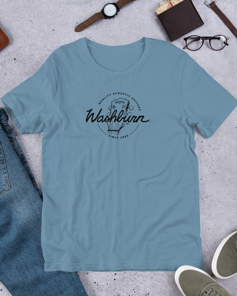 Washburn Since 1883 T-Shirt - Steel Blue - Photo 7