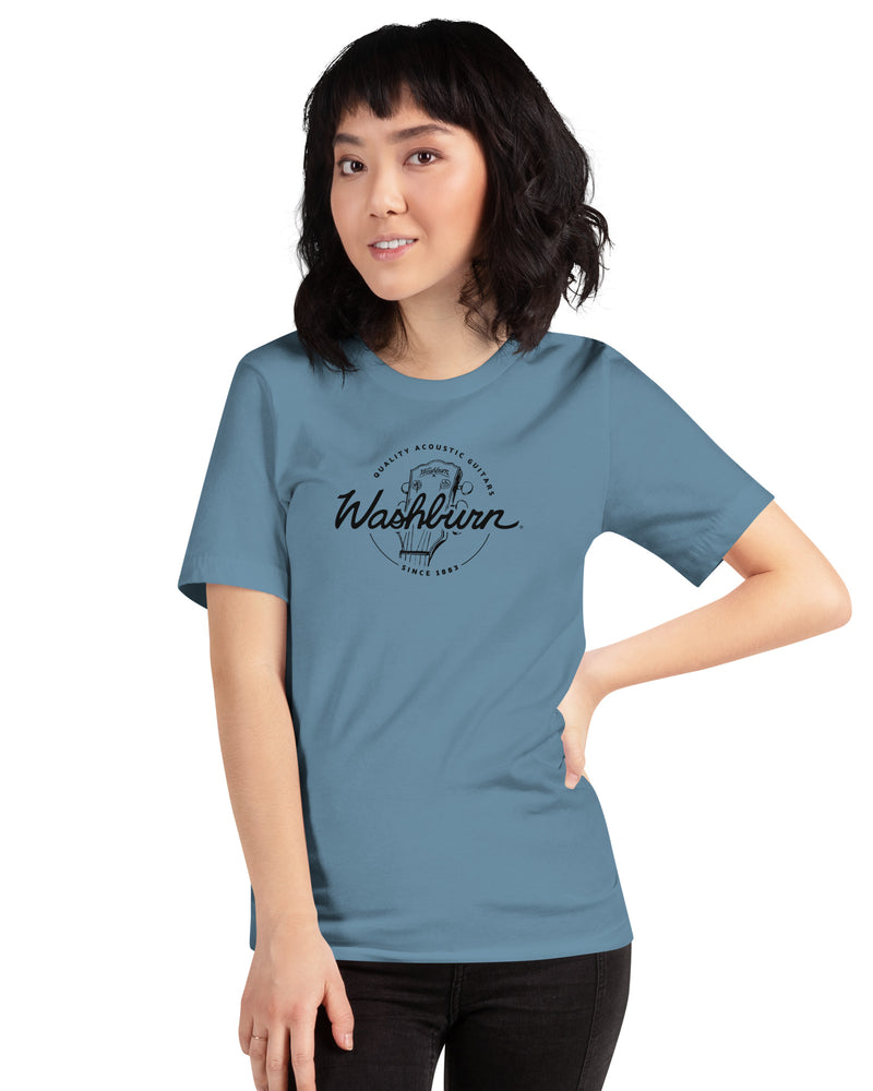 Washburn Since 1883 T-Shirt - Steel Blue - Photo 6