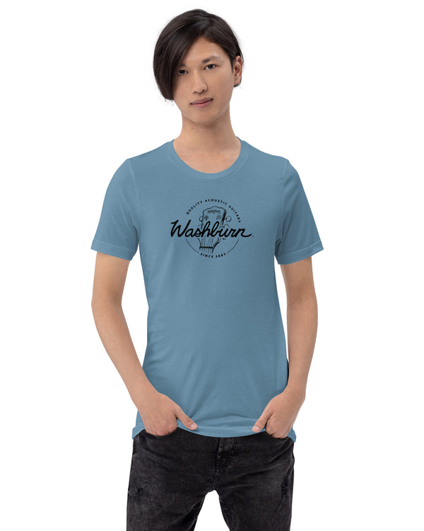 Washburn Since 1883 T-Shirt - Steel Blue - Photo 8