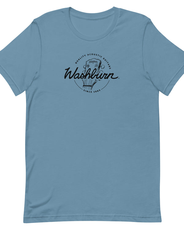 Washburn Since 1883 T-Shirt - Steel Blue - Photo 3