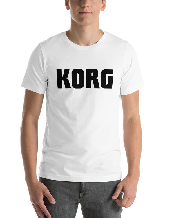 KORG Logo T-Shirt - White - Photo 1