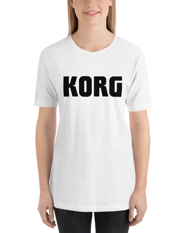 KORG Logo T-Shirt - White - Photo 3