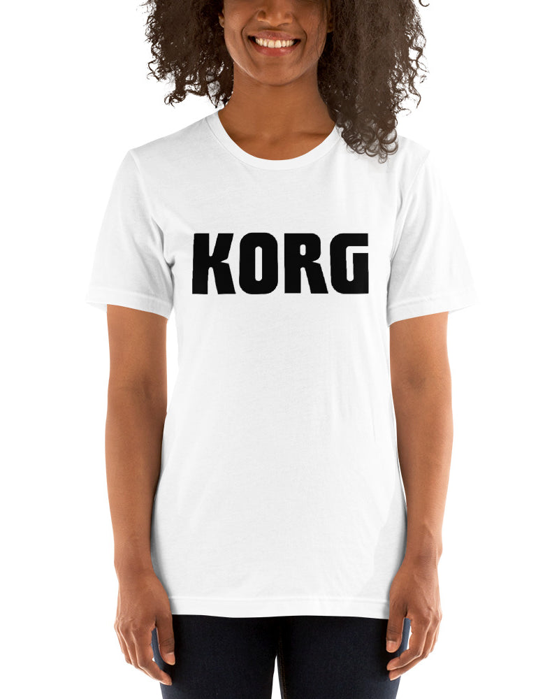 KORG Logo T-Shirt - White - Photo 4