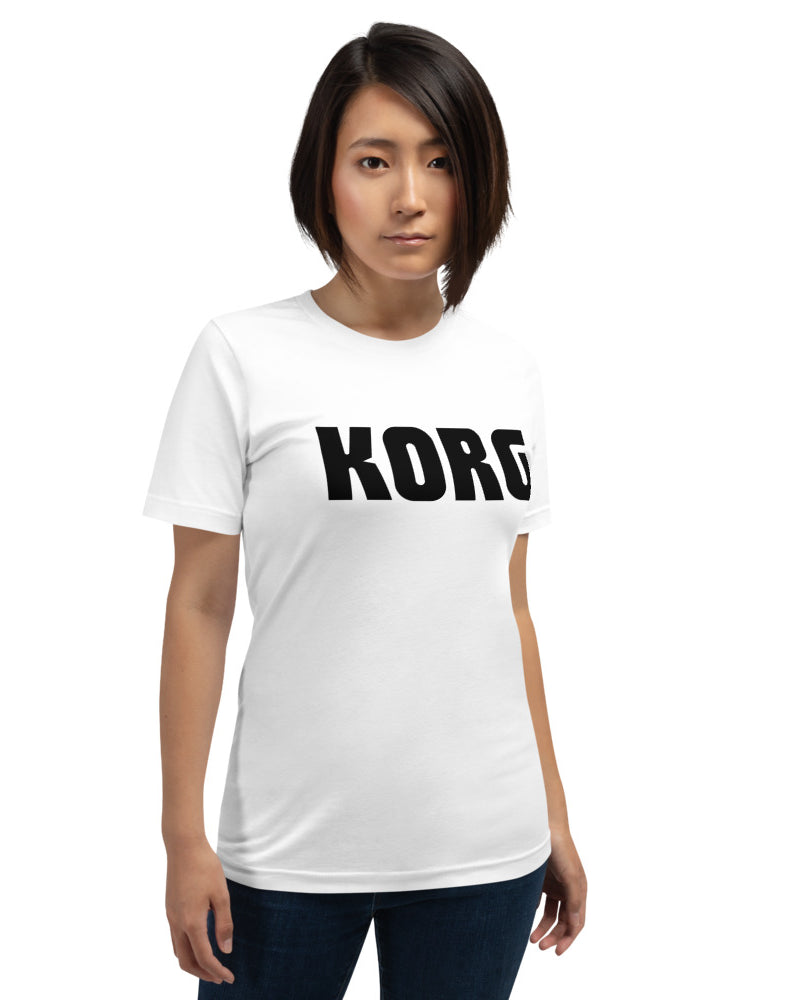 KORG Logo T-Shirt - White - Photo 8