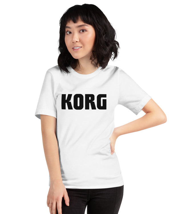 KORG Logo T-Shirt - White - Photo 6