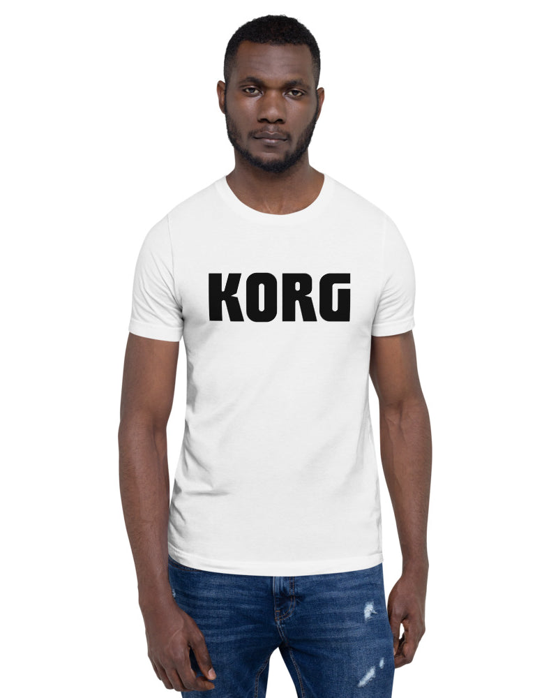 KORG Logo T-Shirt - White - Photo 5