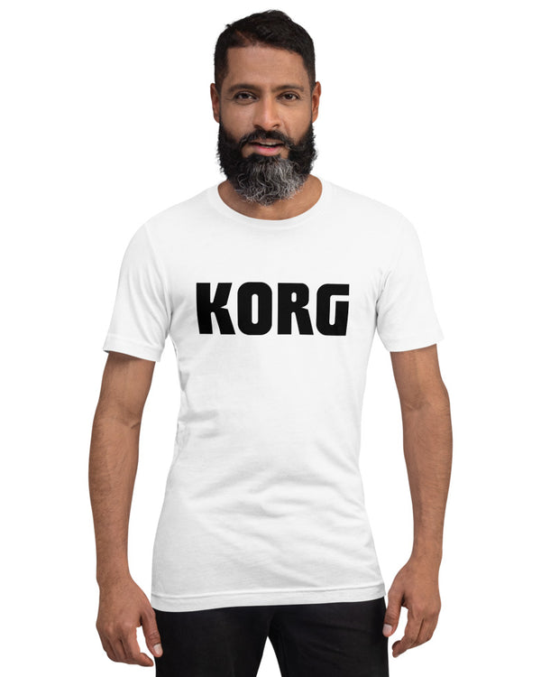 KORG Logo T-Shirt - White - Photo 10