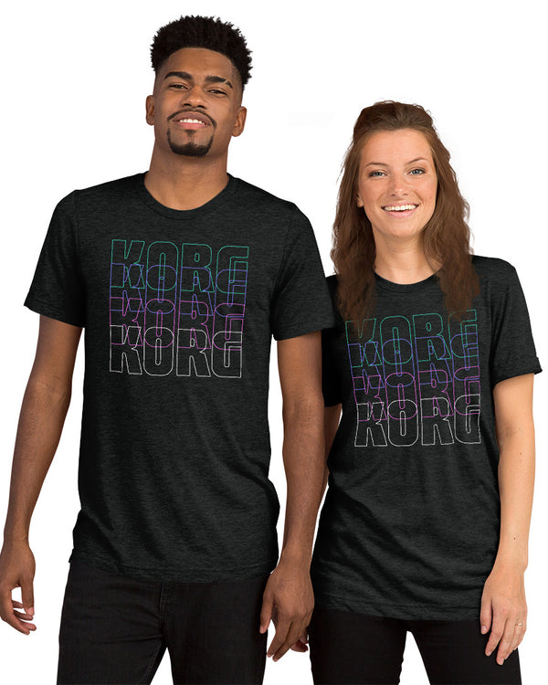 KORG Stax Unisex T-Shirt - Heather Black - Player Wear