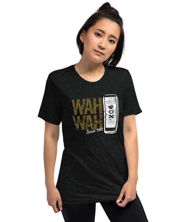 VOX Wah Wah Short Sleeve Tri-Blend T-Shirt - Heather Black - Photo 6