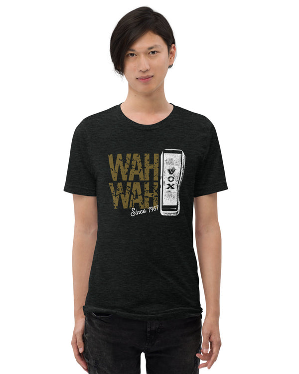 VOX Wah Wah Short Sleeve Tri-Blend T-Shirt - Heather Black - Photo 9