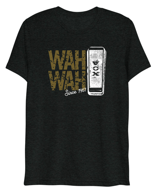 VOX Wah Wah Short Sleeve Tri-Blend T-Shirt - Heather Black - Photo 7