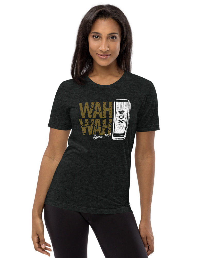 VOX Wah Wah Short Sleeve Tri-Blend T-Shirt - Heather Black - Photo 10
