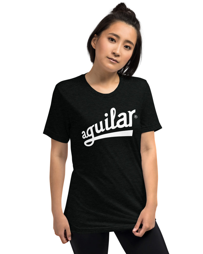 Black Heather Short Sleeve Tri-Blend T-Shirt - Black – Tee Luv