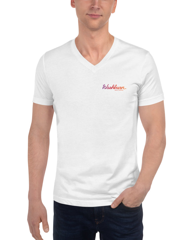 Washburn LC Short Sleeve V-Neck T-Shirt - Instamatic Gradient - Photo 4