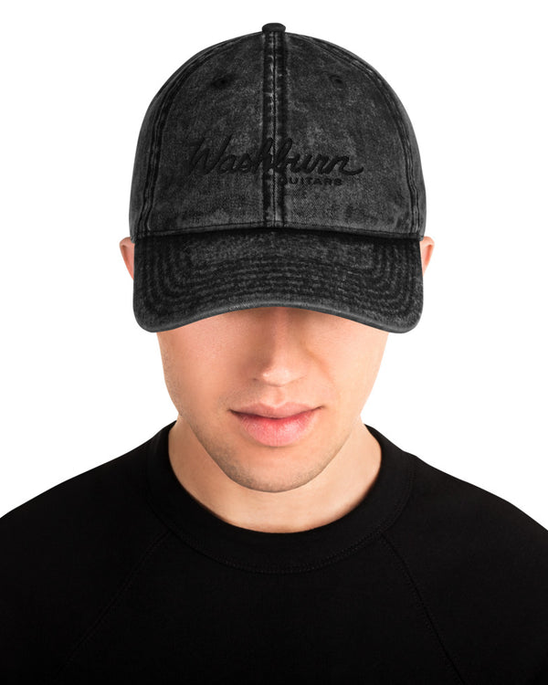 Washburn Vintage Style Embroidered Hat - Black - Photo 4