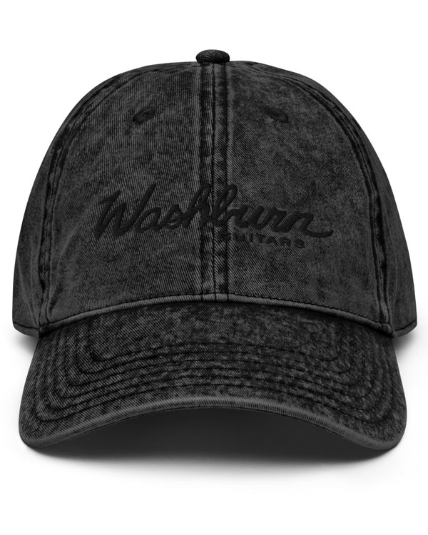 Washburn Vintage Style Embroidered Hat - Black - Photo 3